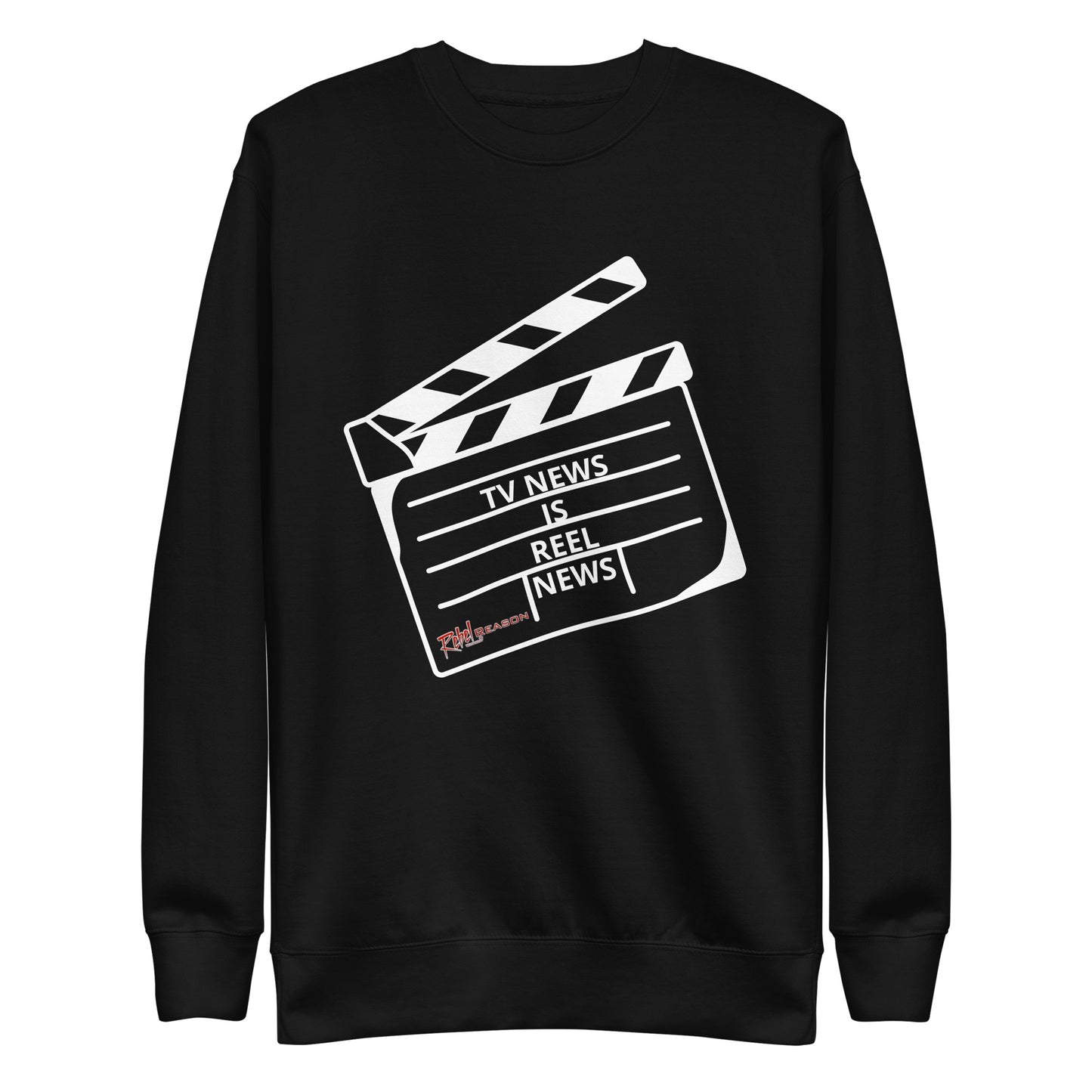 TV NEWS IS REEL NEWS Unisex Premium Sweatshirt