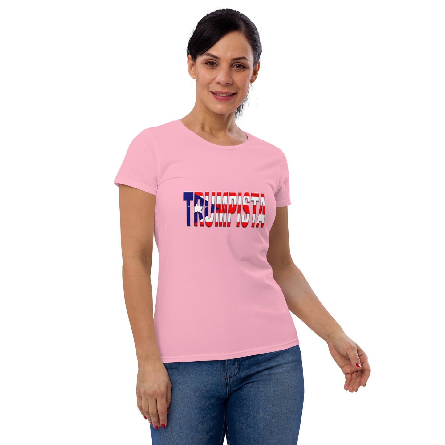 Women's short sleeve Trumpista Standard Puerto Rican Flag t-shirt