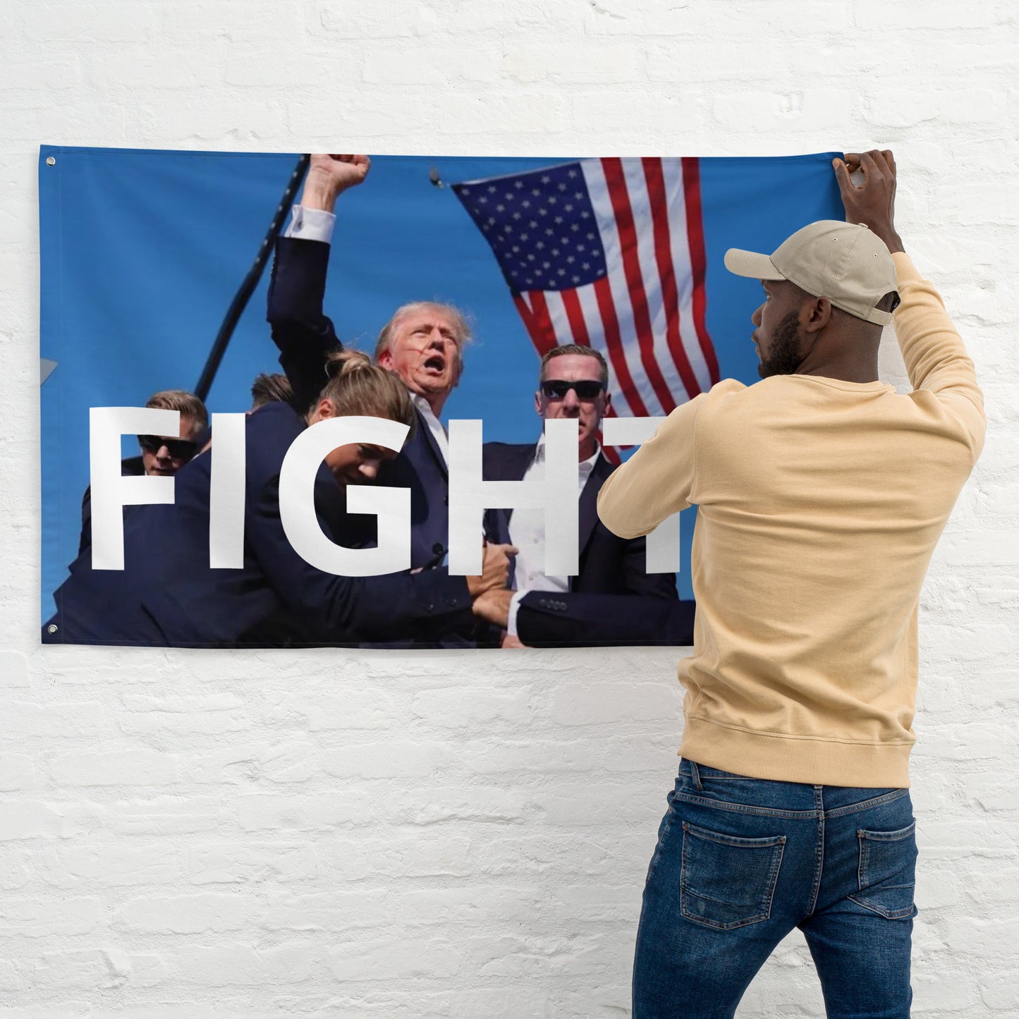 TRUMP FIGHT Flag