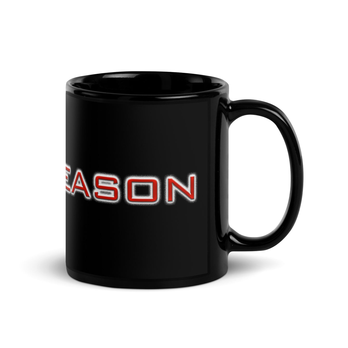 Rebel without a Reason Black Glossy Mug