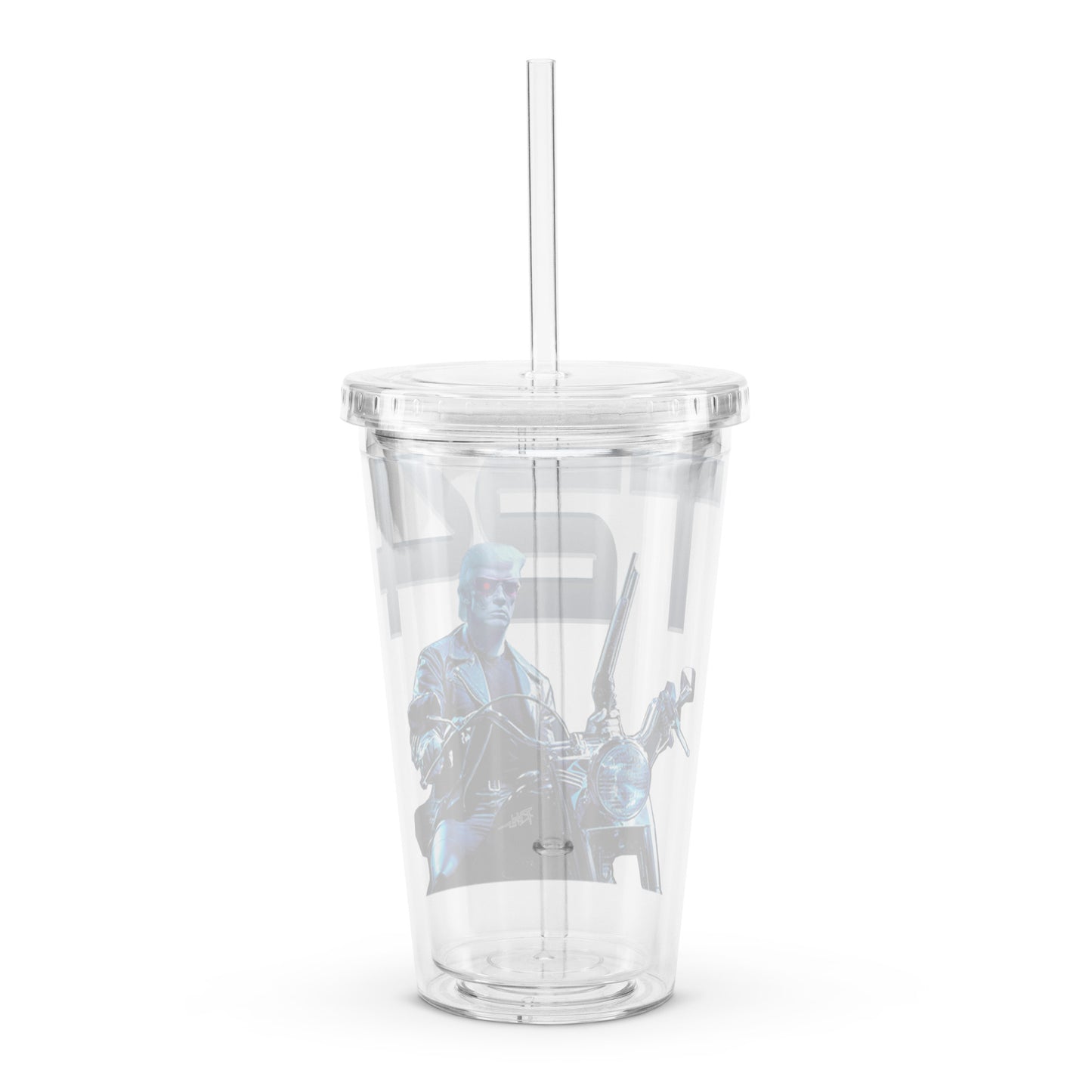 Trump T24 Clear plastic tumbler