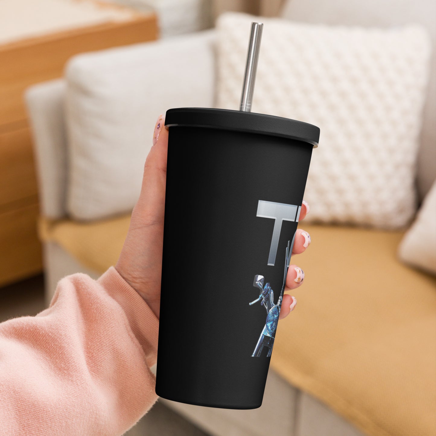 TRUMP T24 Insulated tumbler with a straw