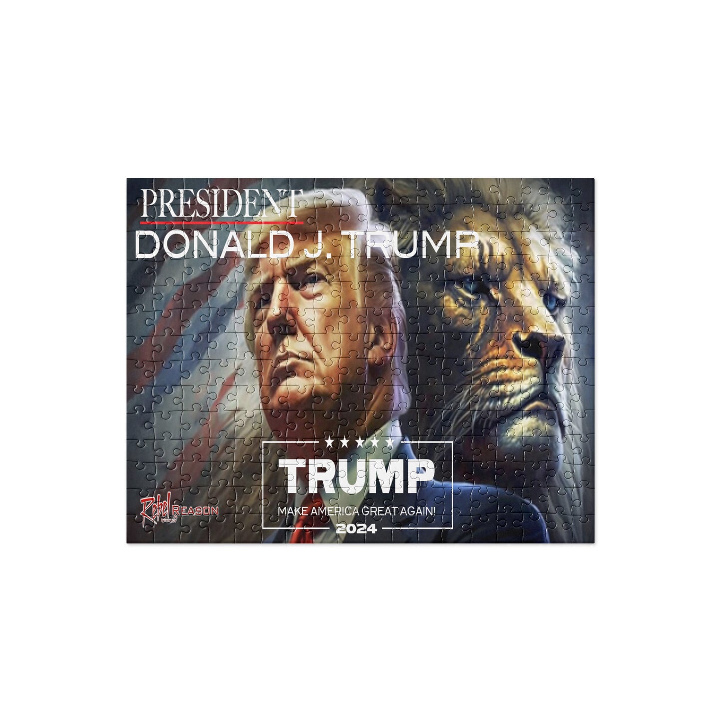 Trump Lion 2024 Jigsaw puzzle