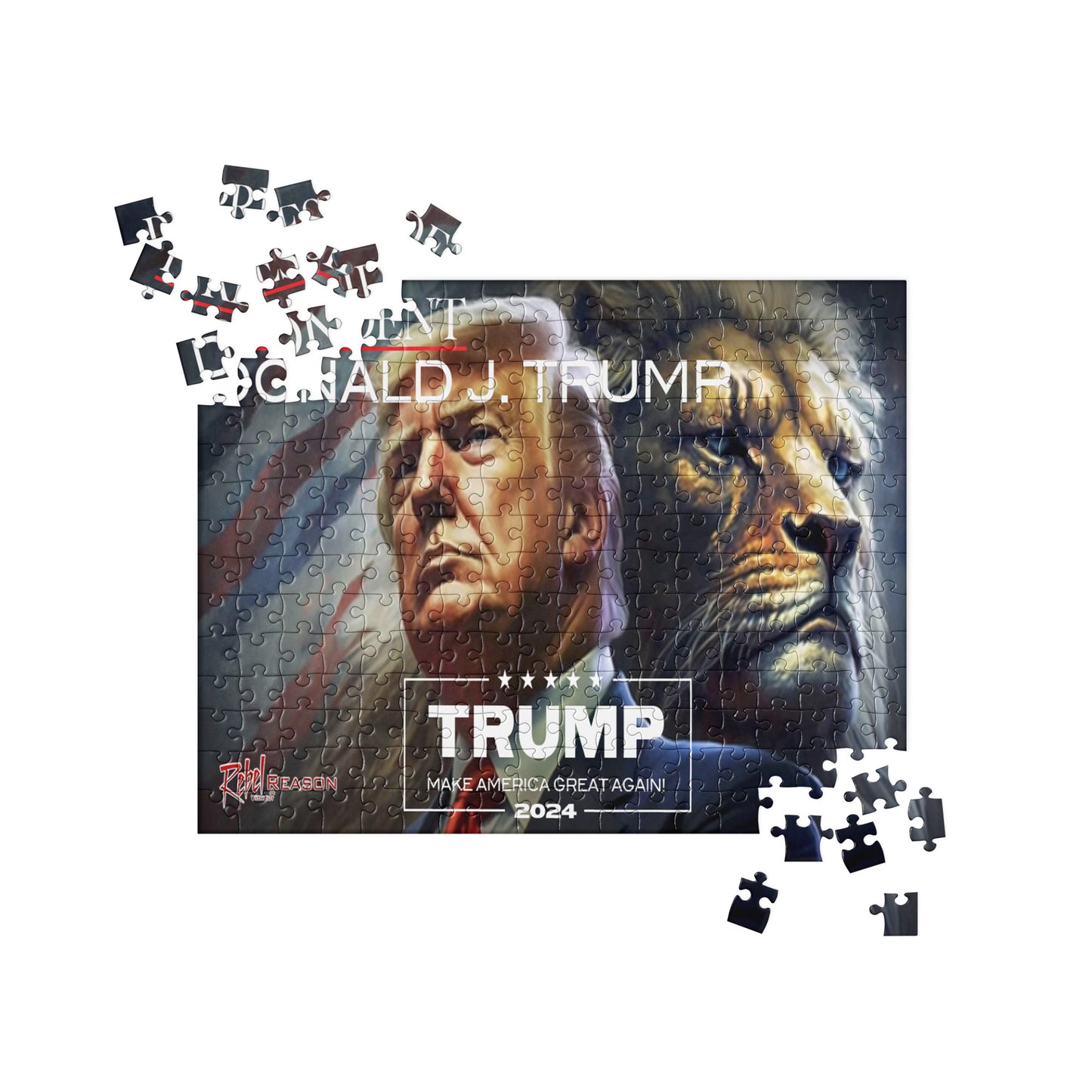 Trump Lion 2024 Jigsaw puzzle