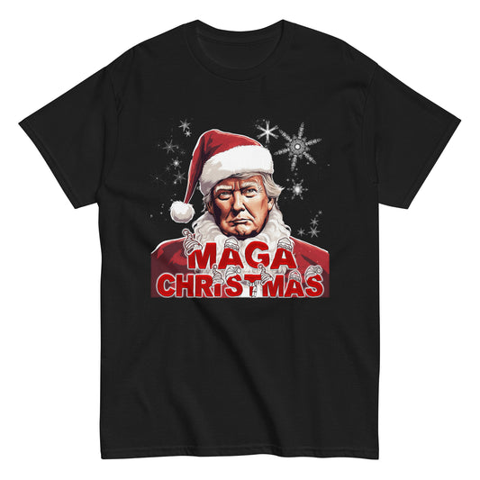 Trump MAGA Christmas Men's classic tee