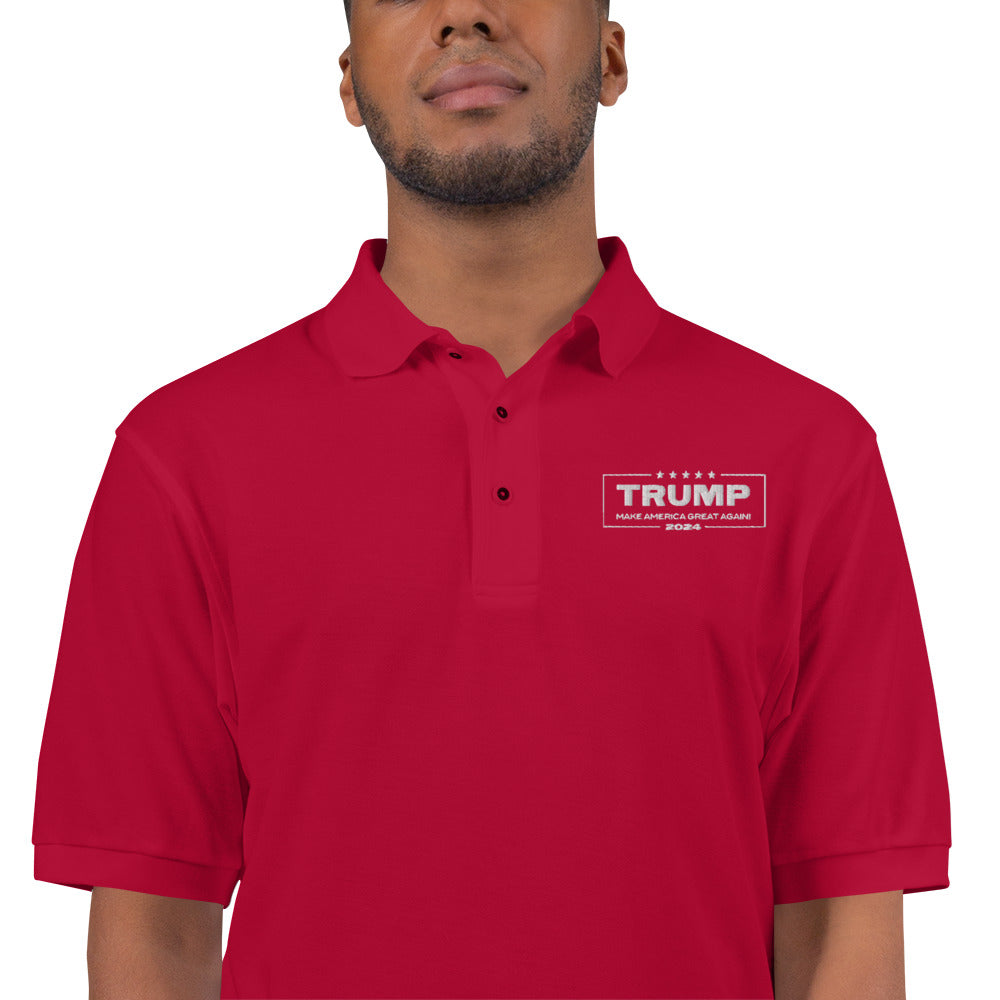 Trump MAGA 2024 Men's Premium Polo