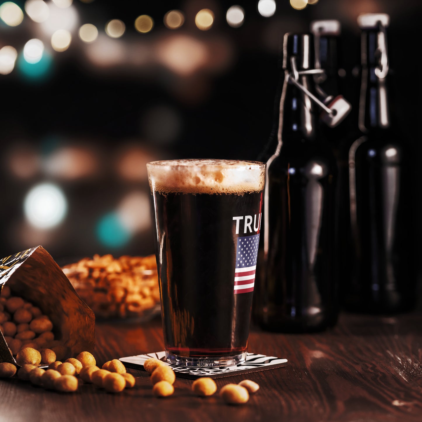 Trumpian Shaker pint glass