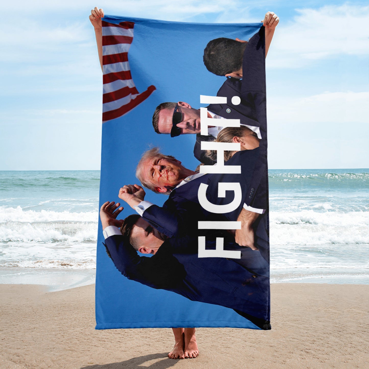 TRUMP FIGHT Towel