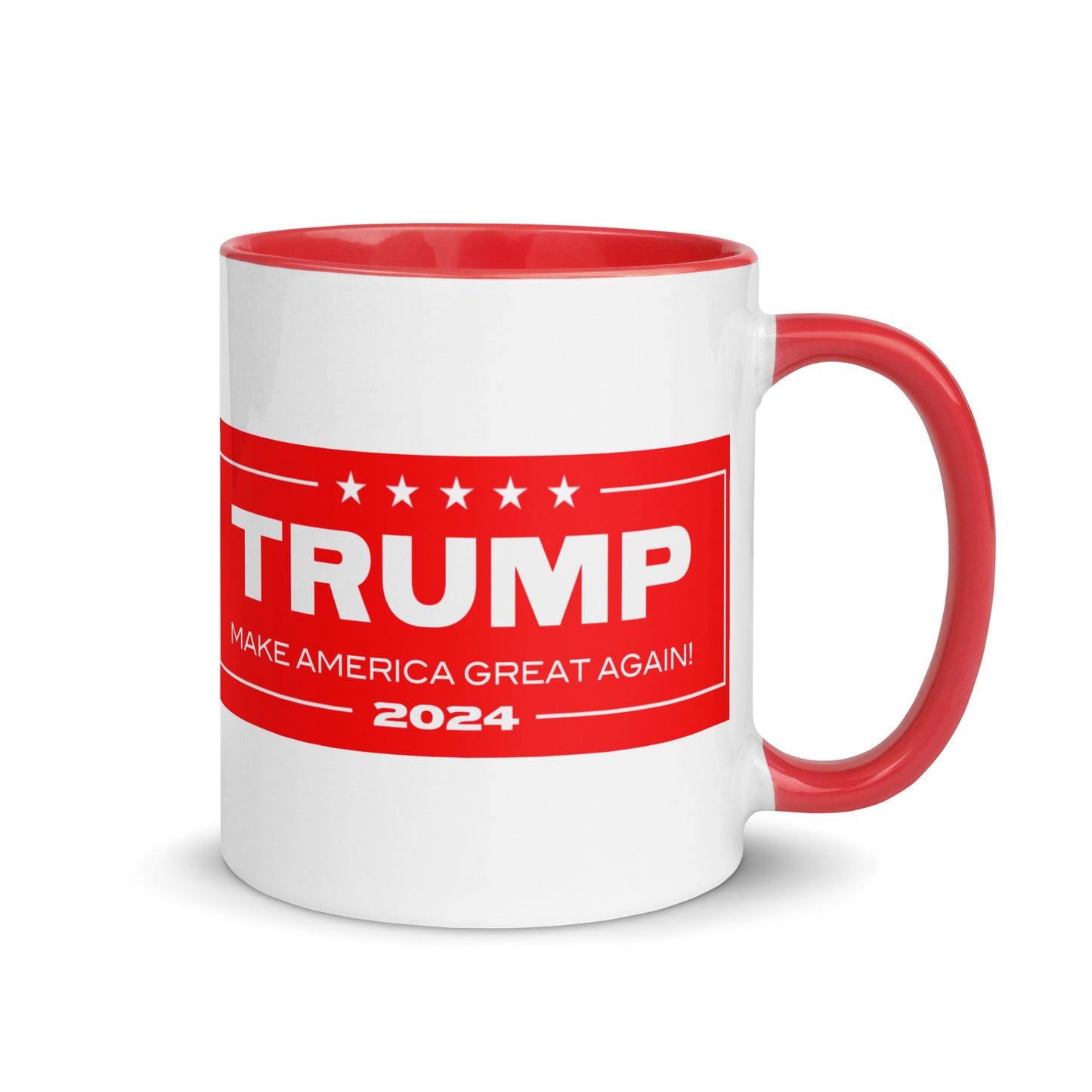 TRUMP 2024 MAGA Mug with RED Color Inside