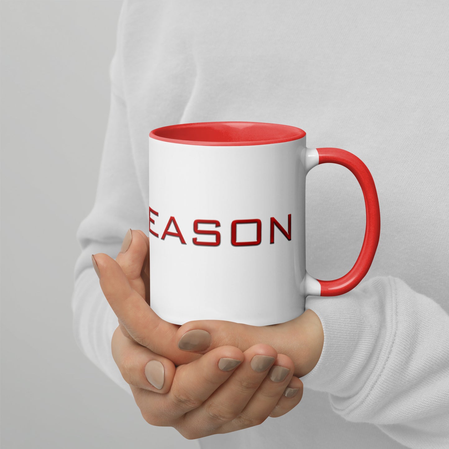 Rebel without a reason Mug with Red Color Inside