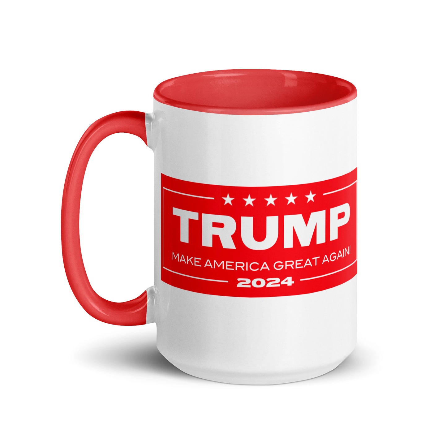 TRUMP 2024 MAGA Mug with RED Color Inside