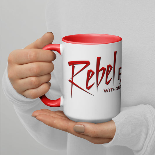 Rebel without a reason Mug with Red Color Inside