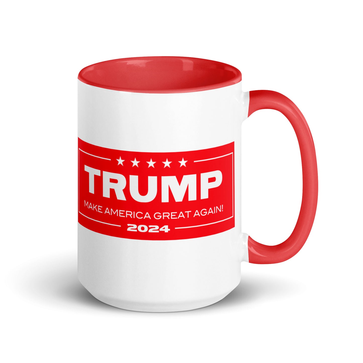 TRUMP 2024 MAGA Mug with RED Color Inside