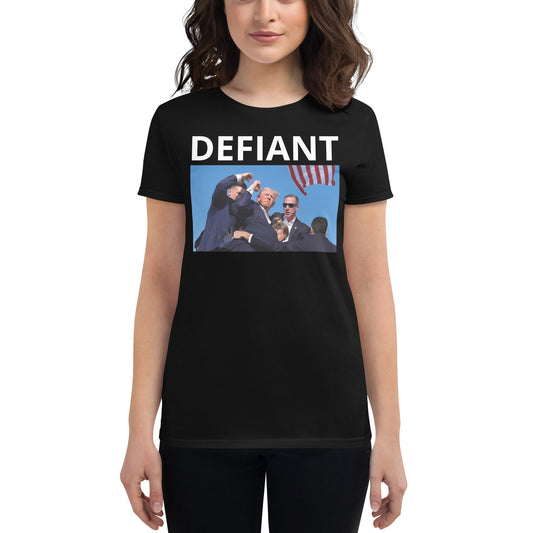 TRUMP DEFIANT Women's short sleeve t-shirt