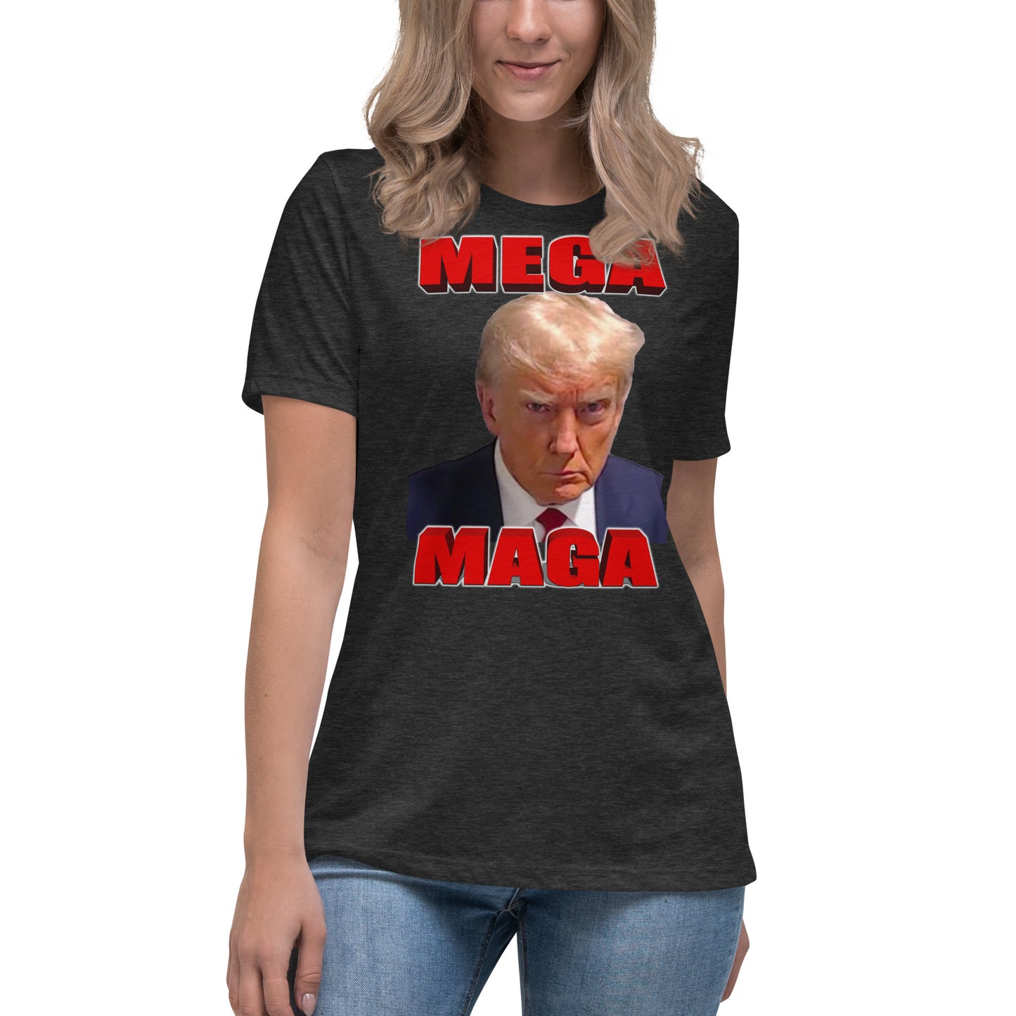 MEGA MAGA Trump Women's Relaxed T-Shirt