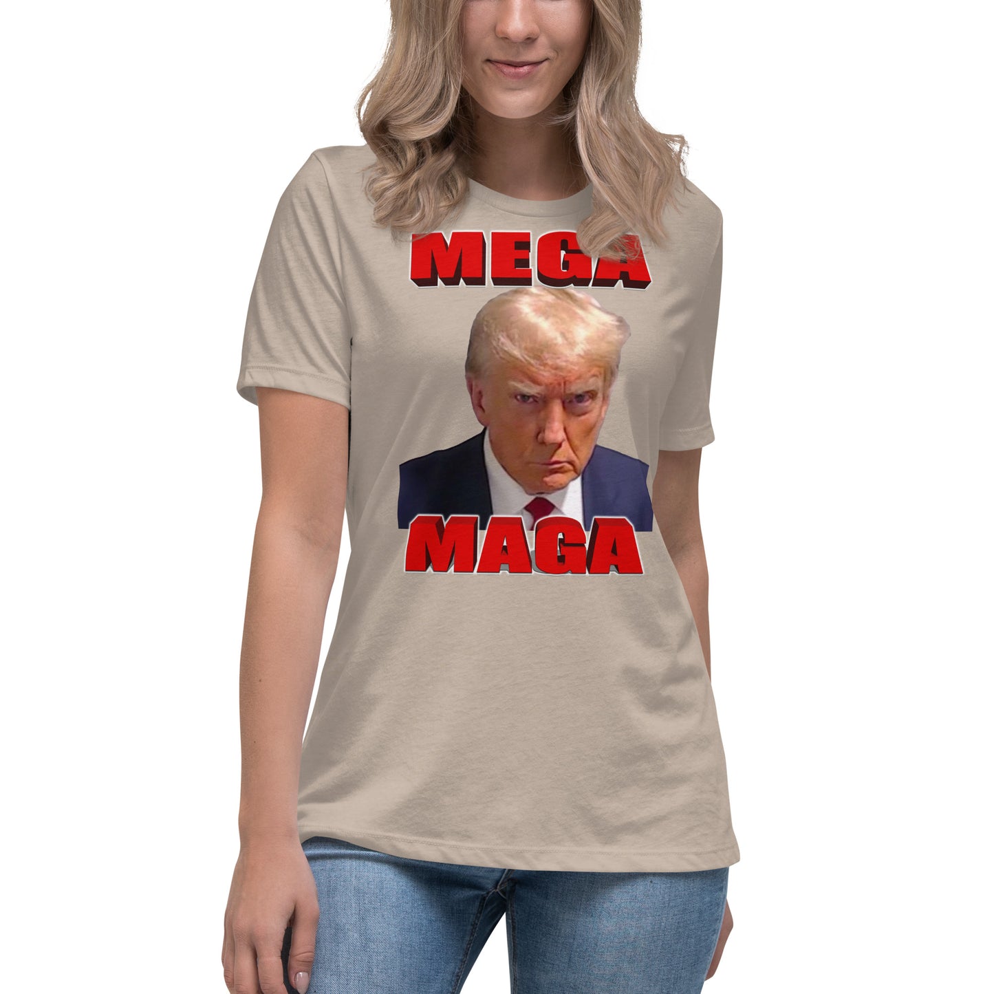 MEGA MAGA Trump Women's Relaxed T-Shirt