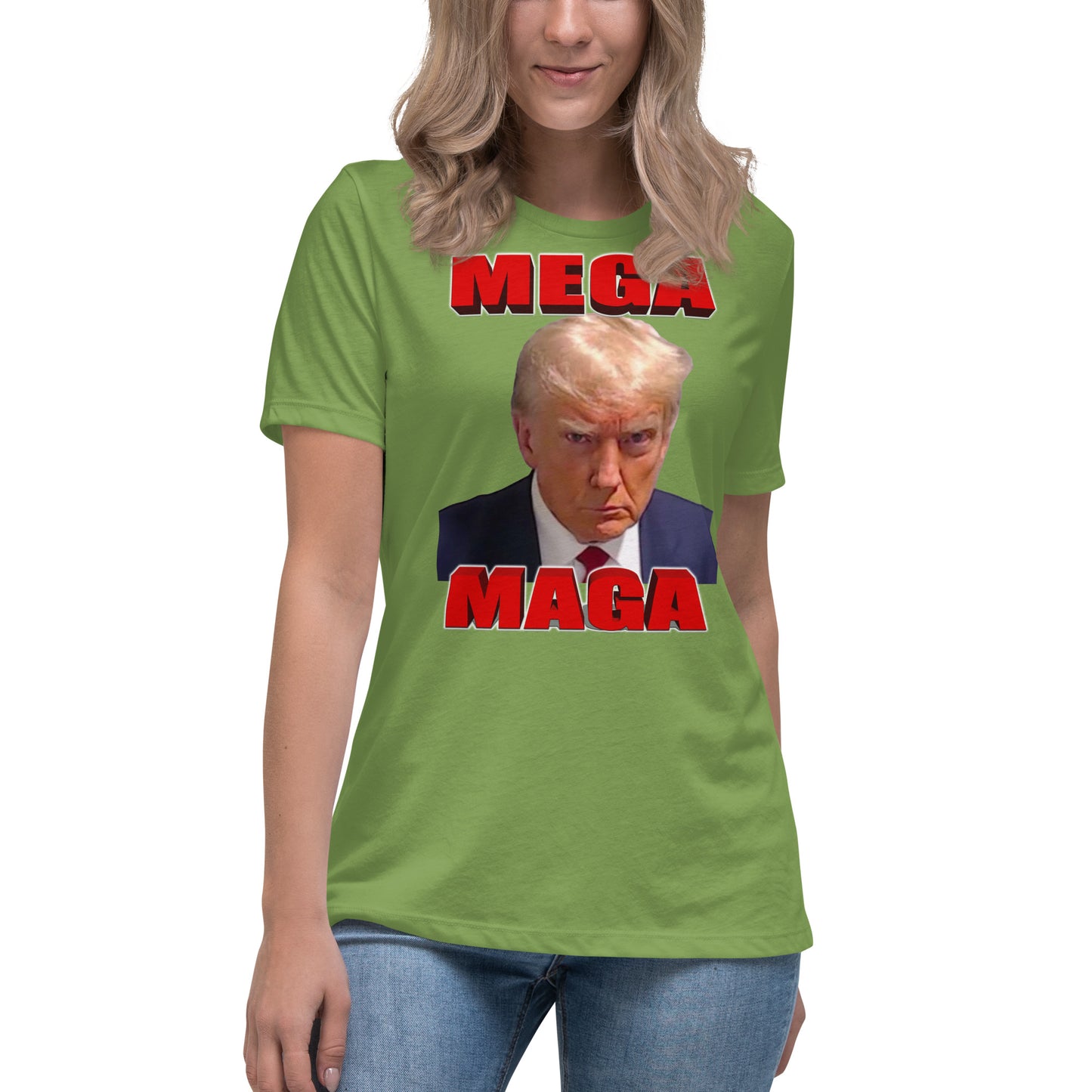 MEGA MAGA Trump Women's Relaxed T-Shirt